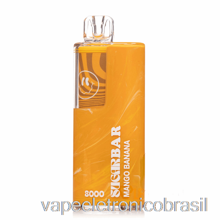 Vape Vaporesso Barra De Açúcar Sb8000 0% Zero Nicotina Descartável Manga Banana